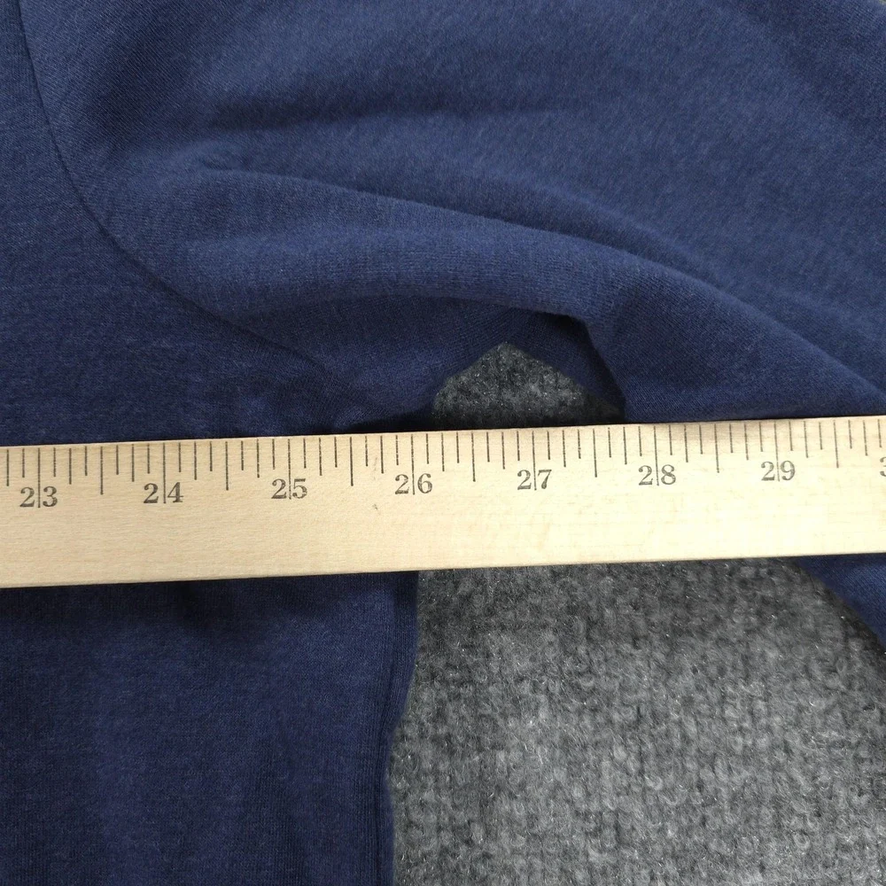 Polo Ralph Lauren Sweatshirt Mens XL Blue Full Zip Mock Neck‎ Pony Logo Viscose